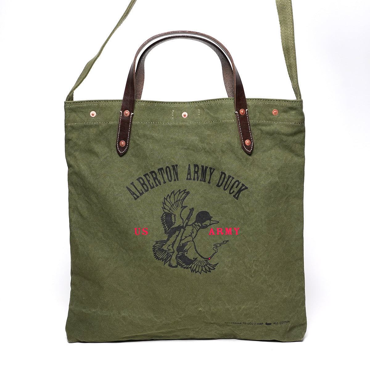 18oz Army Duck One-Shoulder Bag DUCK FGRN001