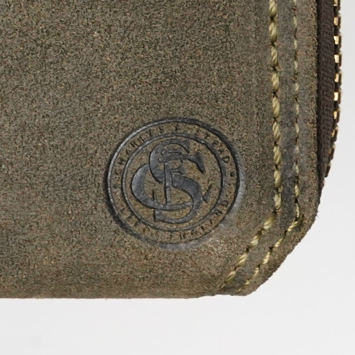 Oil suede round zipper half wallet FZKM11