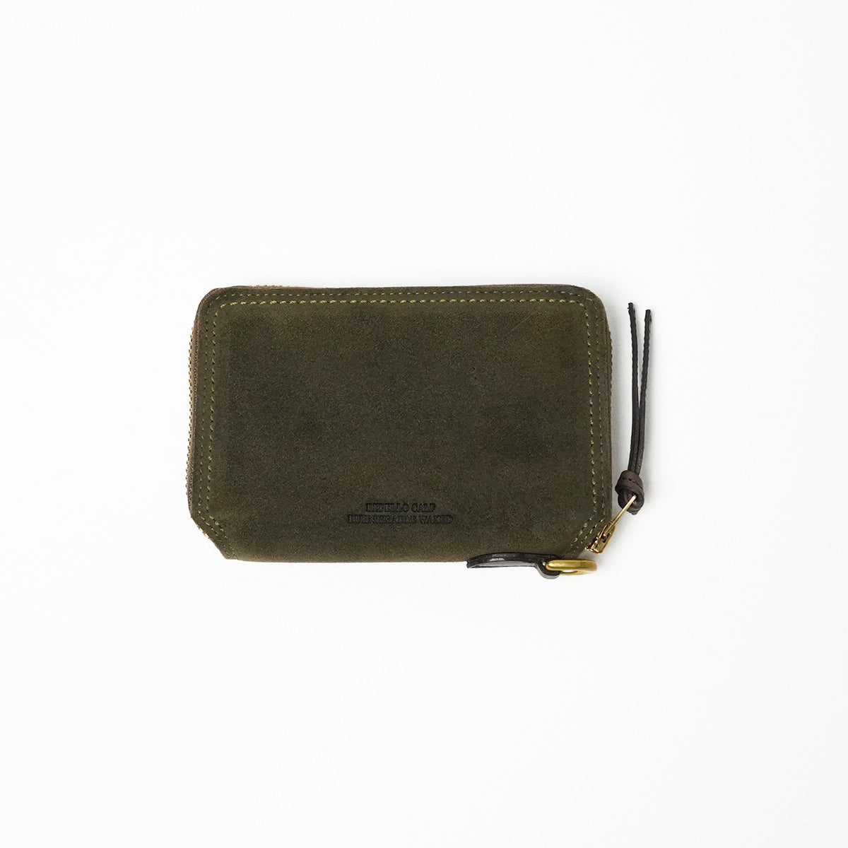 Oil suede round zipper half wallet FZKM11