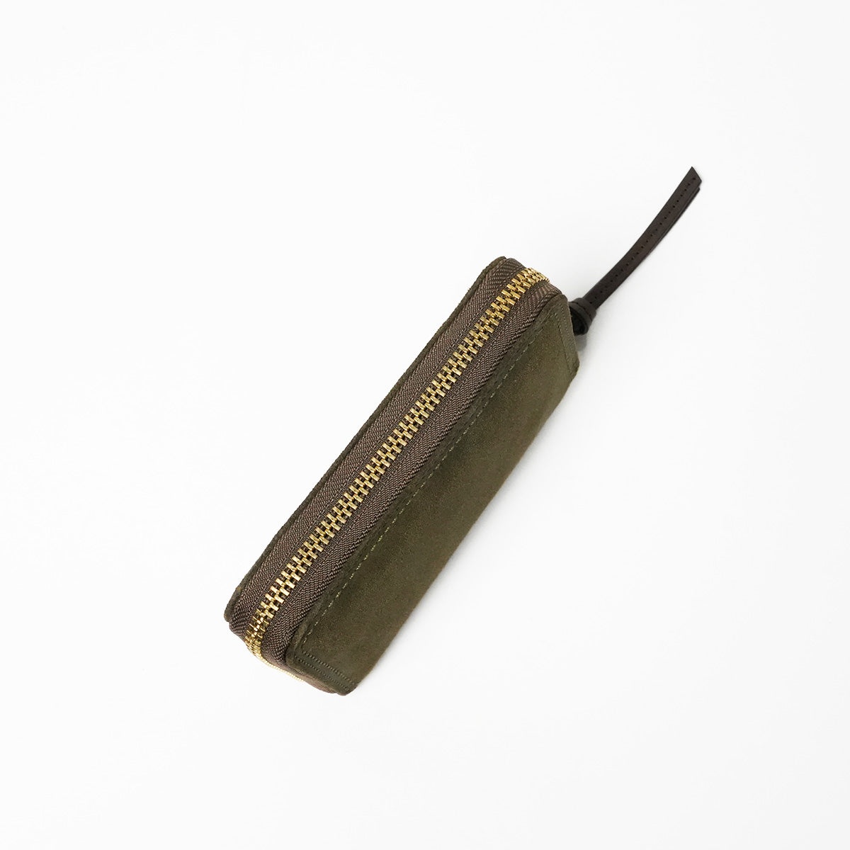Oil suede round zipper half wallet FZKM11