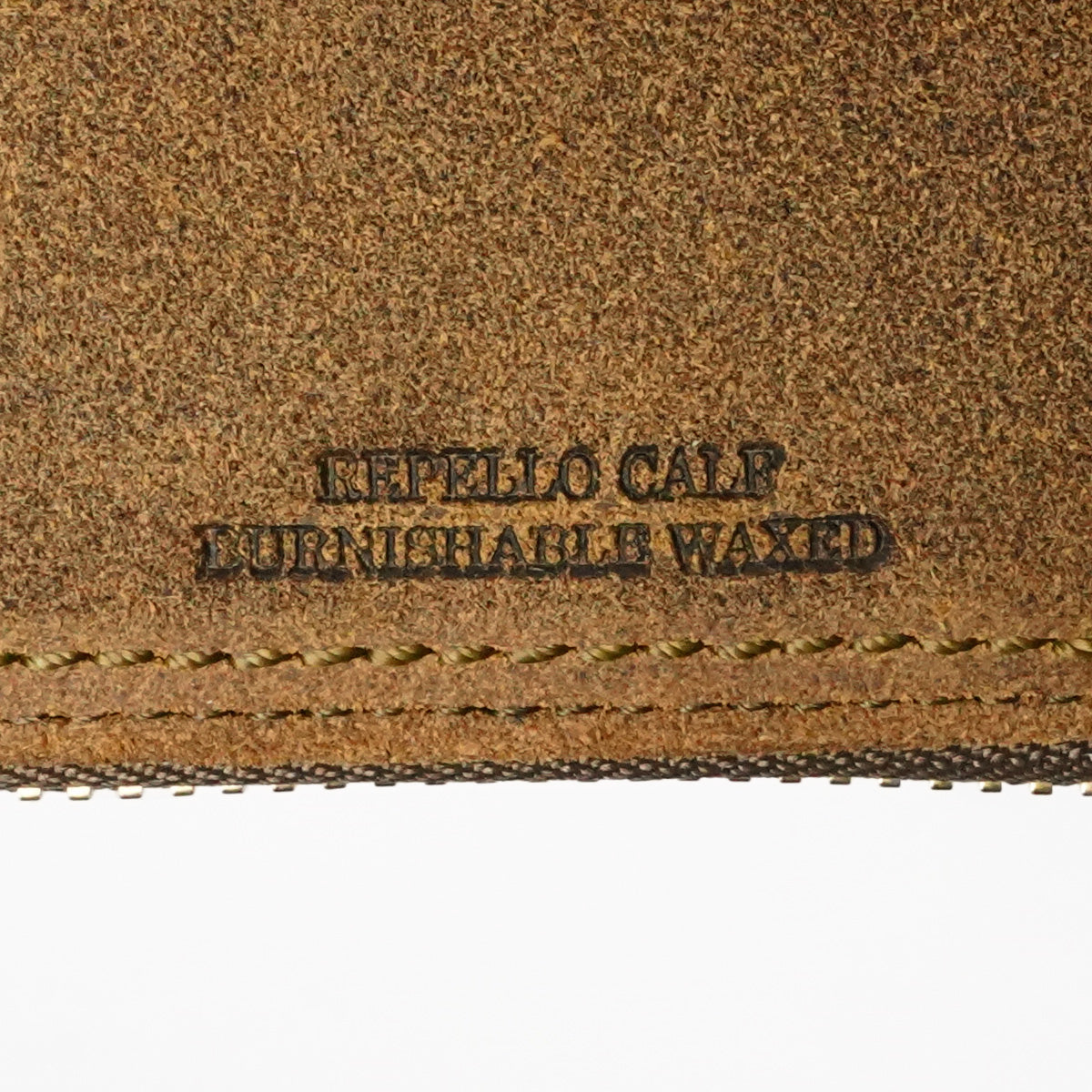 Oil suede round zipper bifold wallet FZKM12