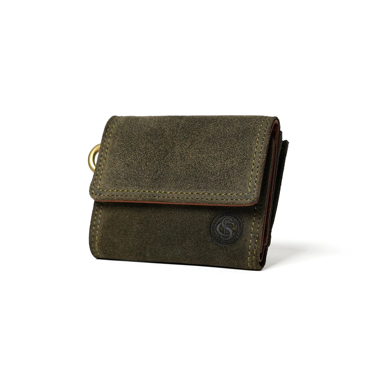 Oil suede tri-fold wallet FZKM14