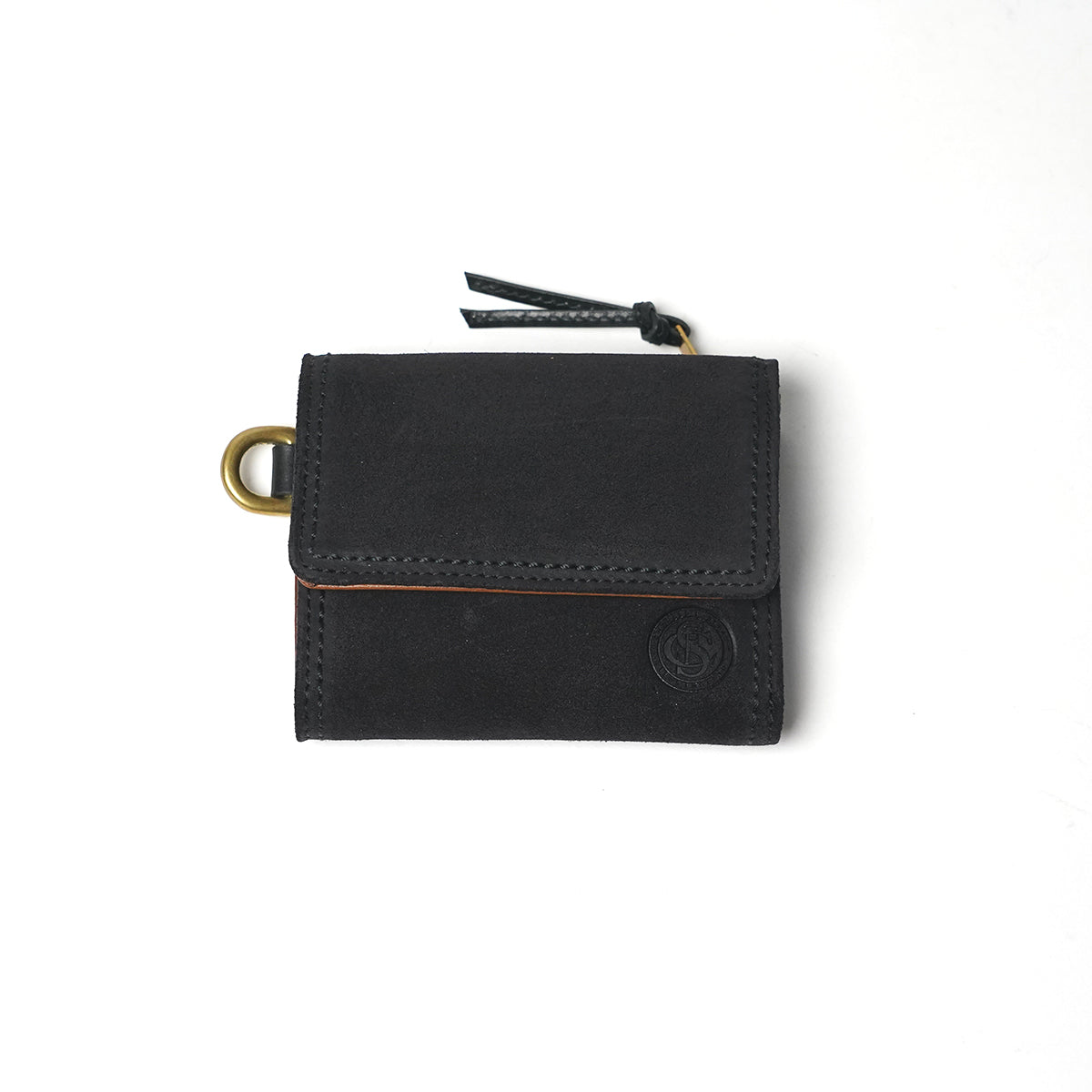 Oil suede tri-fold wallet FZKM14