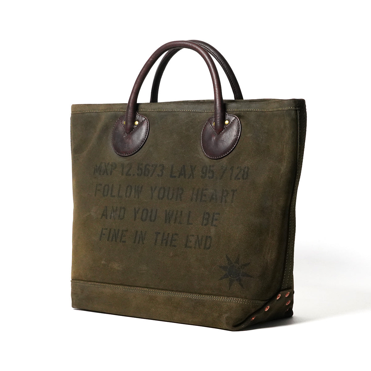 Oiled suede shoulder bag FZKM2001
