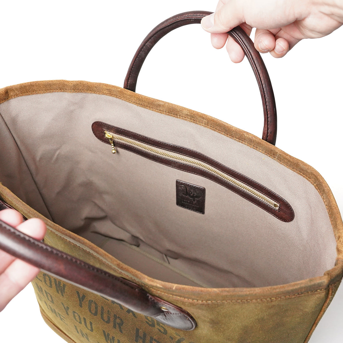 Oiled suede shoulder bag FZKM2001