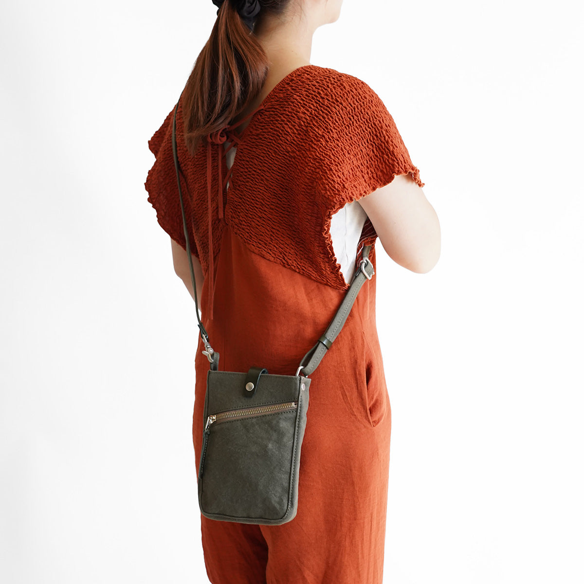 カラーバイオ ポケットミニショルダーバッグ GRN1528