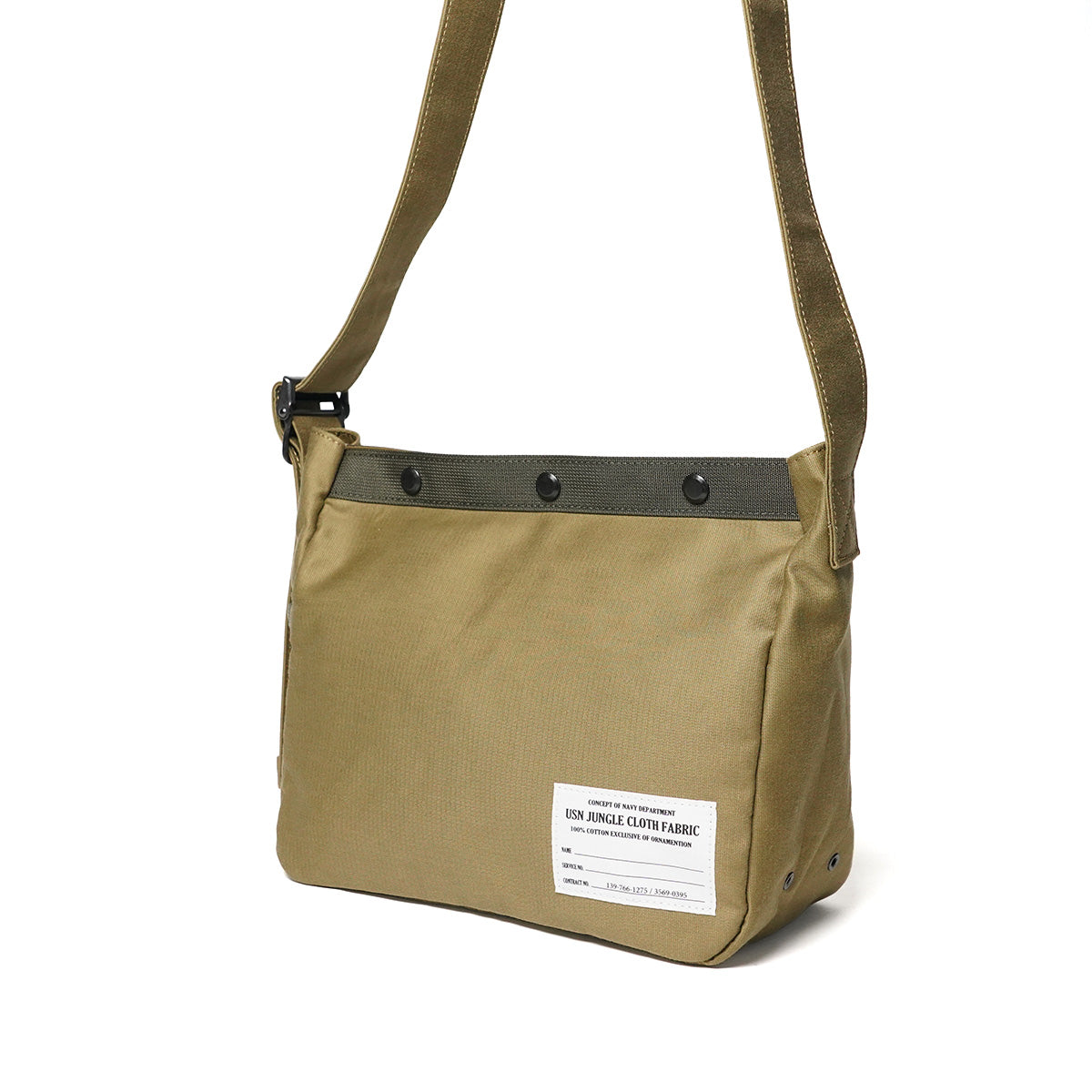 JUNGLE CLOTH -ジャングルクロス- ニュースペーパー ショルダーバッグ Sサイズ GRN7700