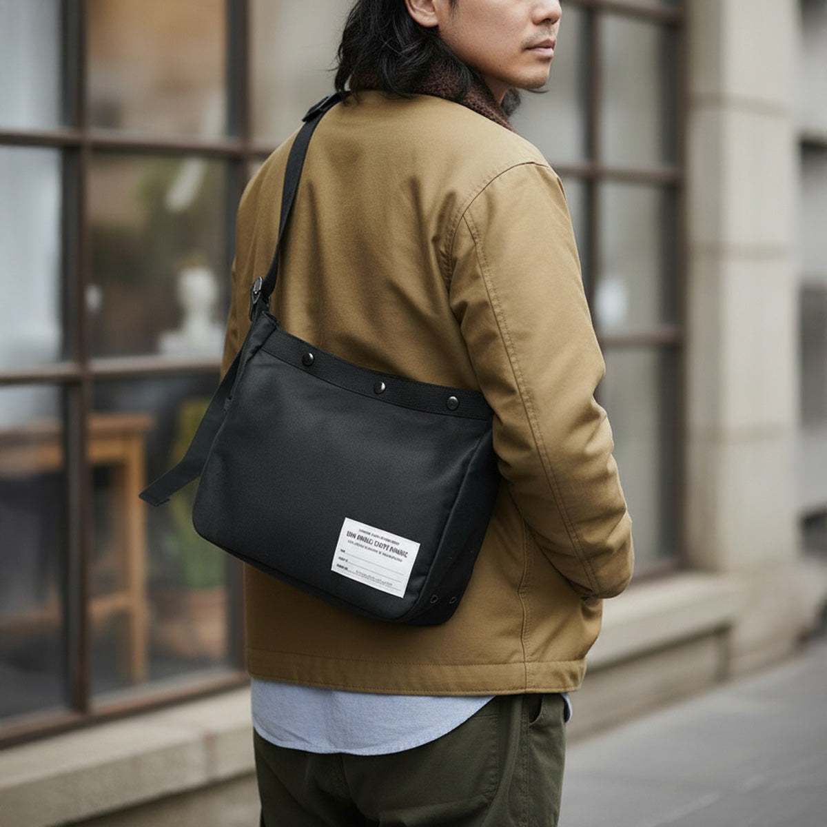 JUNGLE CLOTH -ジャングルクロス- ニュースペーパー ショルダーバッグ Sサイズ GRN7700