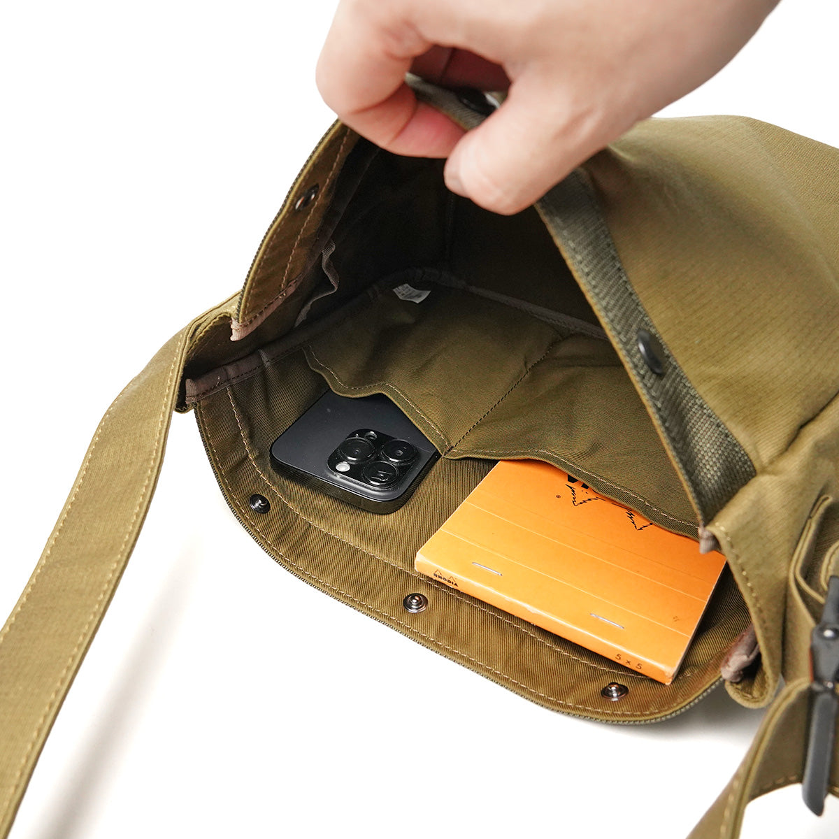 JUNGLE CLOTH -ジャングルクロス- ニュースペーパー ショルダーバッグ Sサイズ GRN7700