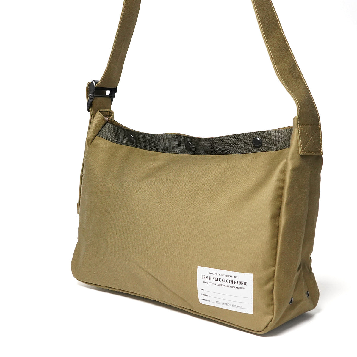 JUNGLE CLOTH -ジャングルクロス- ニュースペーパー ショルダーバッグ Lサイズ GRN7701