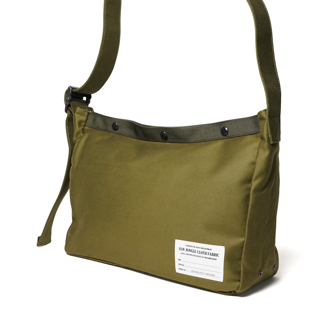 JUNGLE CLOTH -ジャングルクロス- ニュースペーパー ショルダーバッグ Lサイズ GRN7701