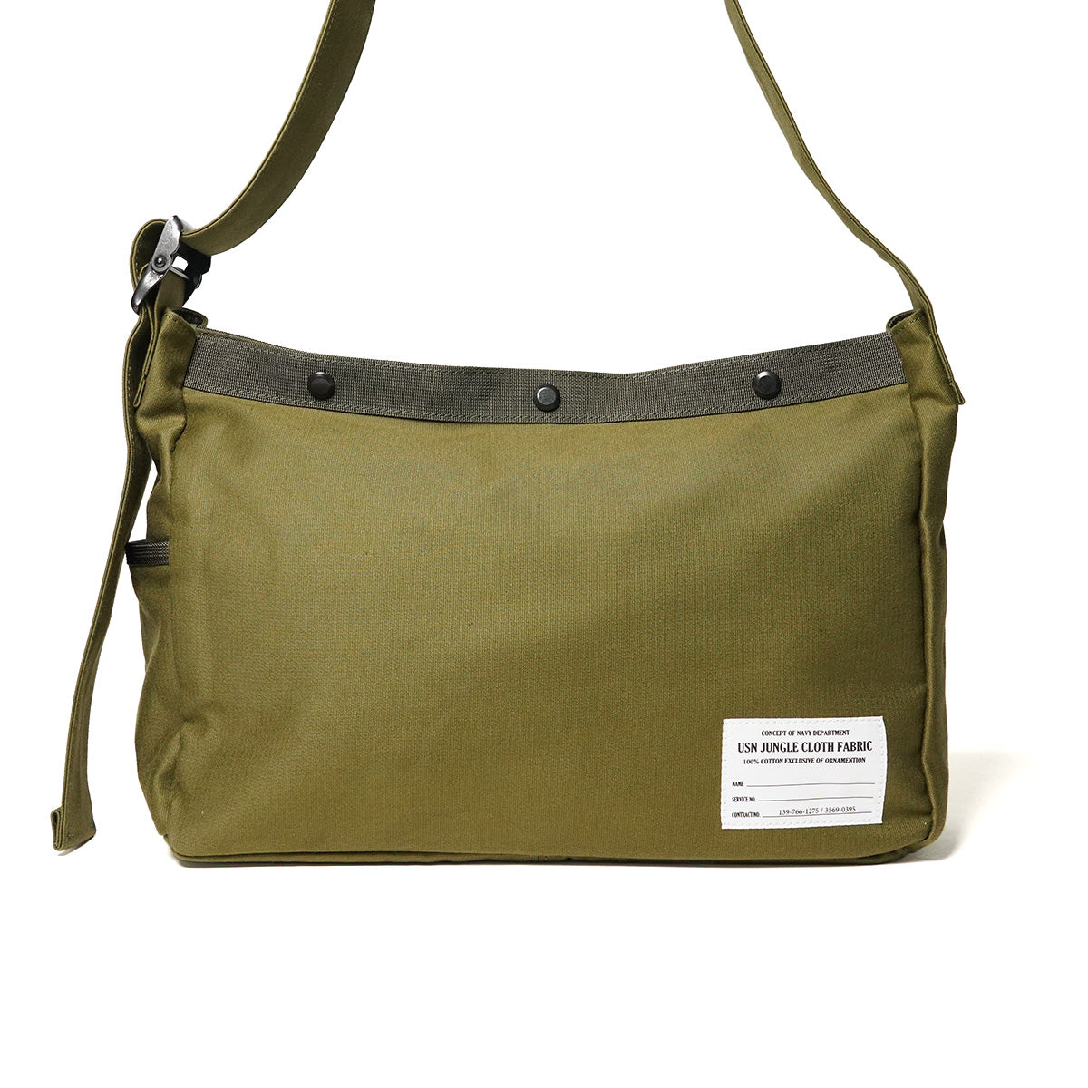 JUNGLE CLOTH -ジャングルクロス- ニュースペーパー ショルダーバッグ Lサイズ GRN7701