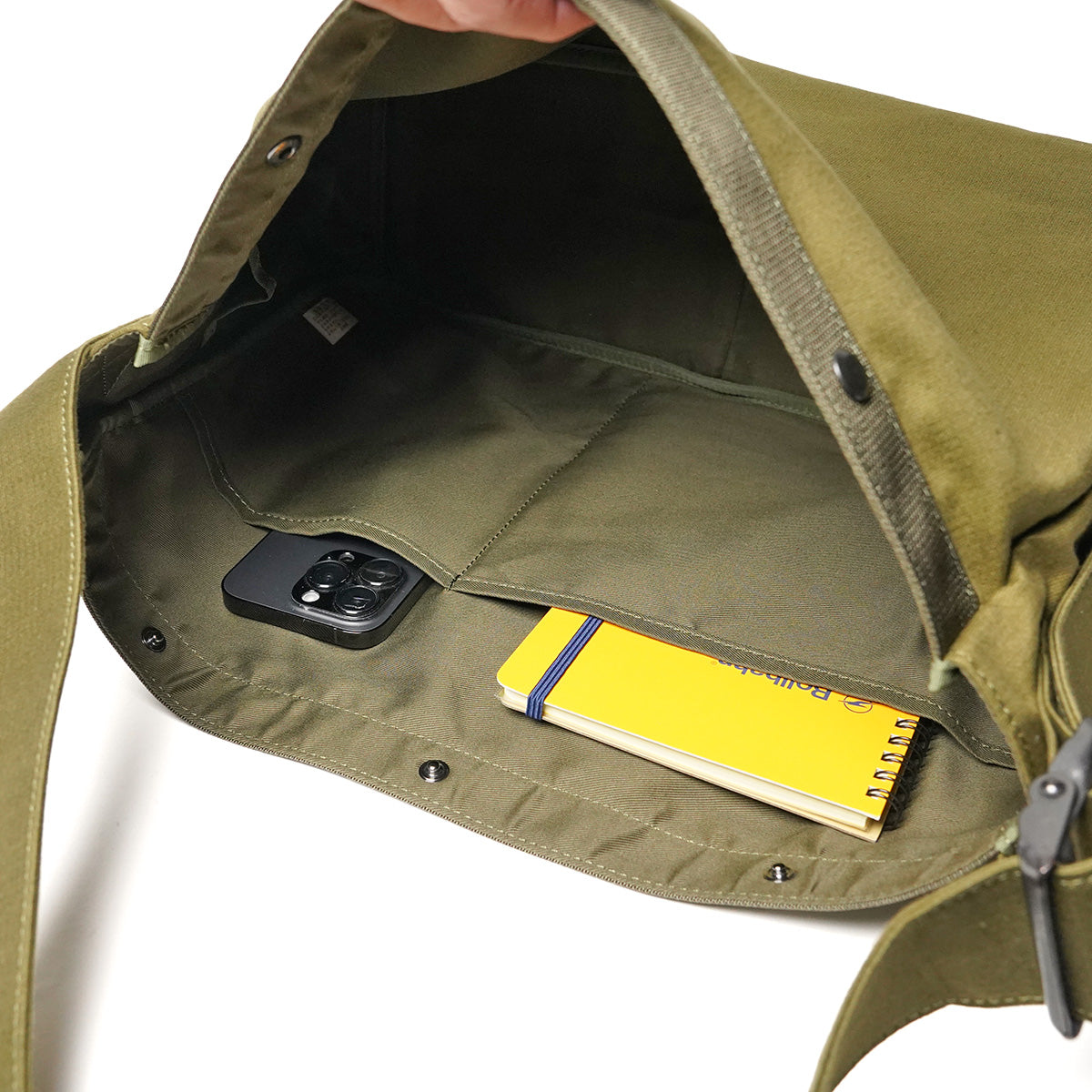 JUNGLE CLOTH -ジャングルクロス- ニュースペーパー ショルダーバッグ Lサイズ GRN7701