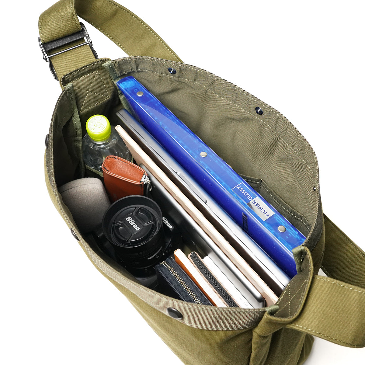 JUNGLE CLOTH -ジャングルクロス- ニュースペーパー ショルダーバッグ Lサイズ GRN7701