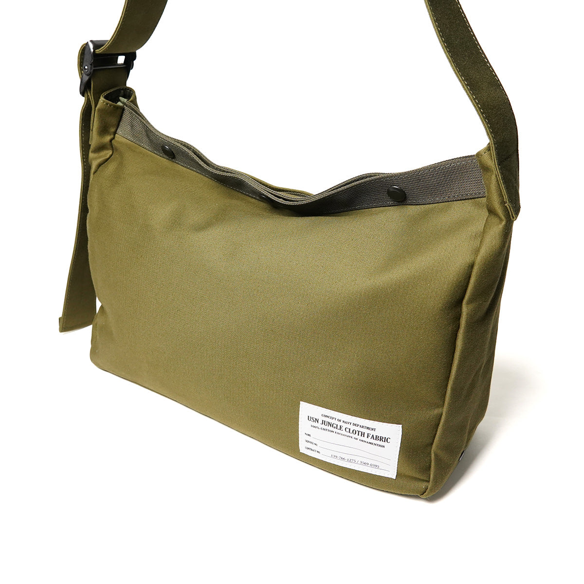 JUNGLE CLOTH -ジャングルクロス- ニュースペーパー ショルダーバッグ Lサイズ GRN7701