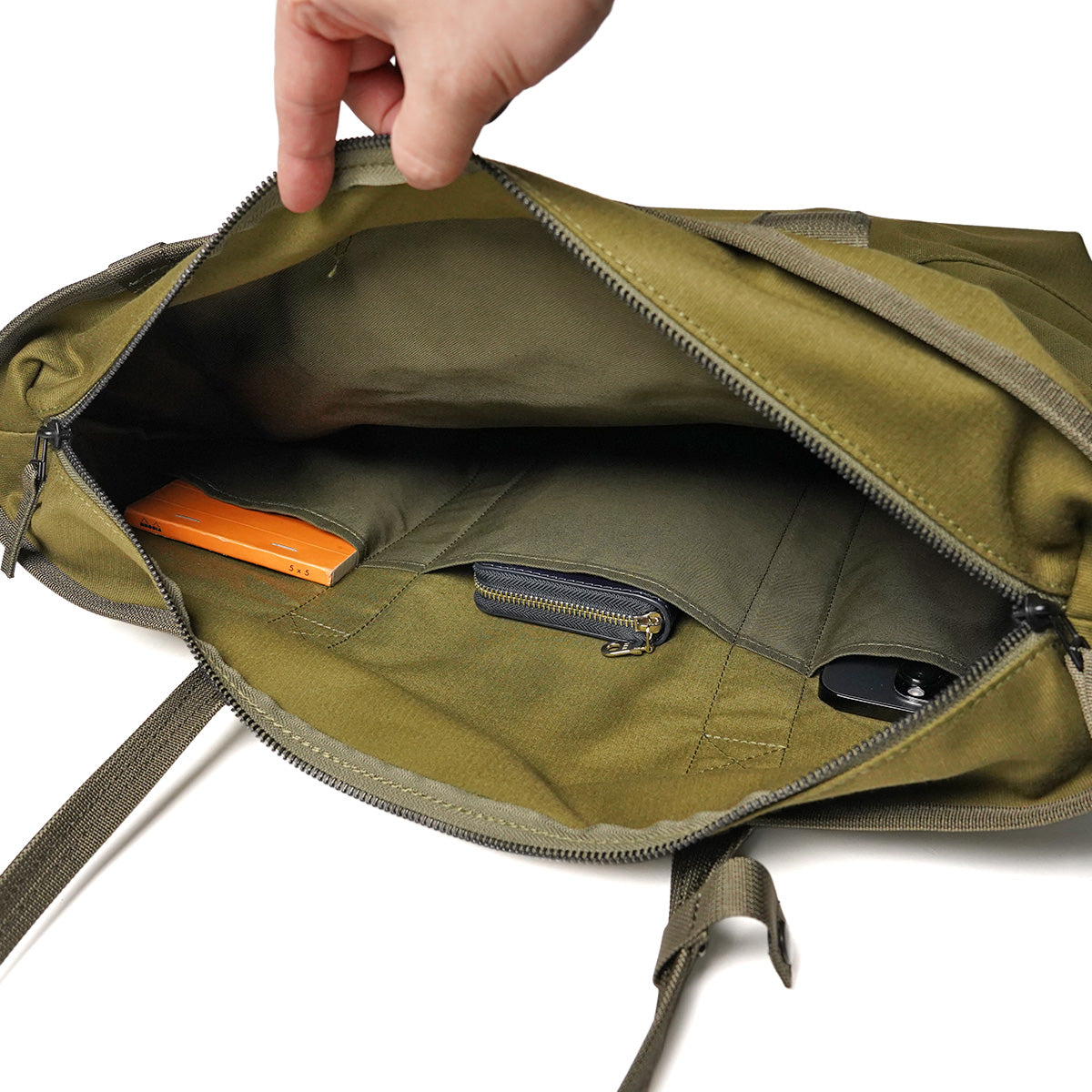 JUNGLE CLOTH -ジャングルクロス- ボストン トートバッグ GRN7702