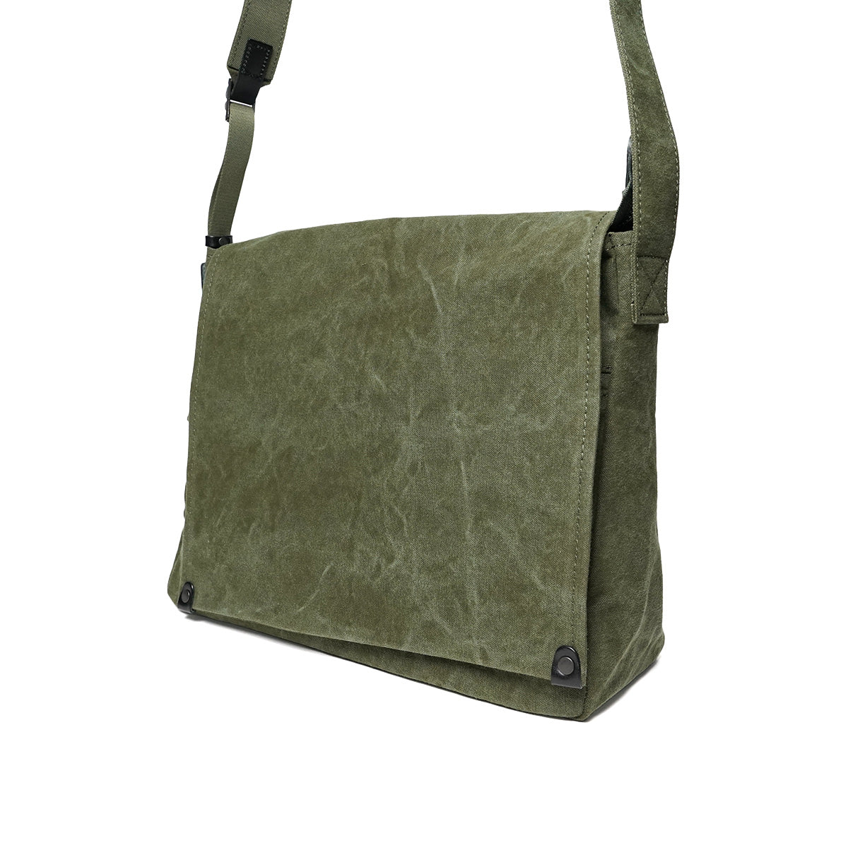 TIGER CANVAS - Tiger Canvas - Shoulder Bag with Flap (M Size) GRN882