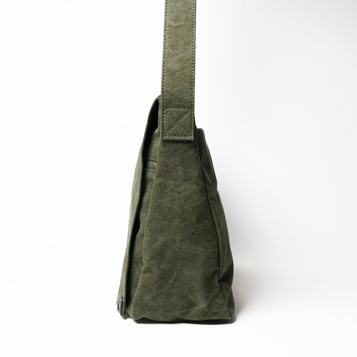 TIGER CANVAS - Tiger Canvas - Shoulder Bag with Flap (M Size) GRN882