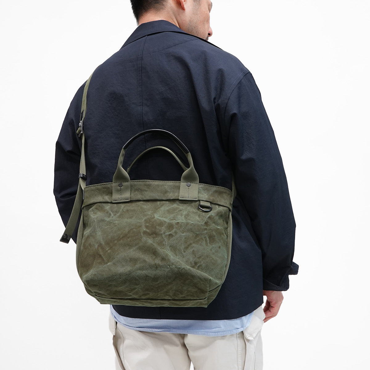 TIGER CANVAS -タイガー帆布- 2WAYトートショルダーバッグ GRN884 Sサイズ