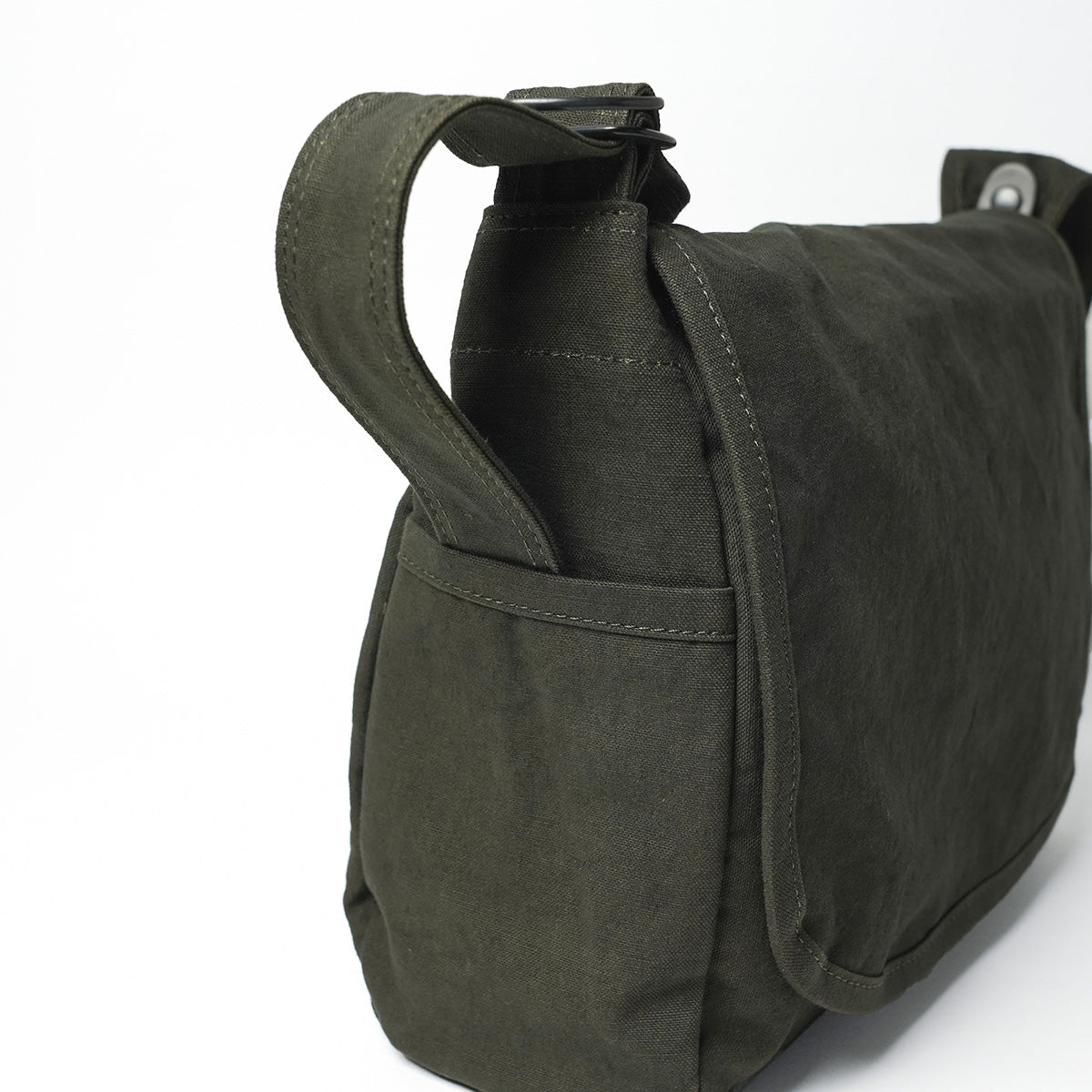 KUROSABI - Black Rust Dye - Flap Shoulder Bag M GRN9601