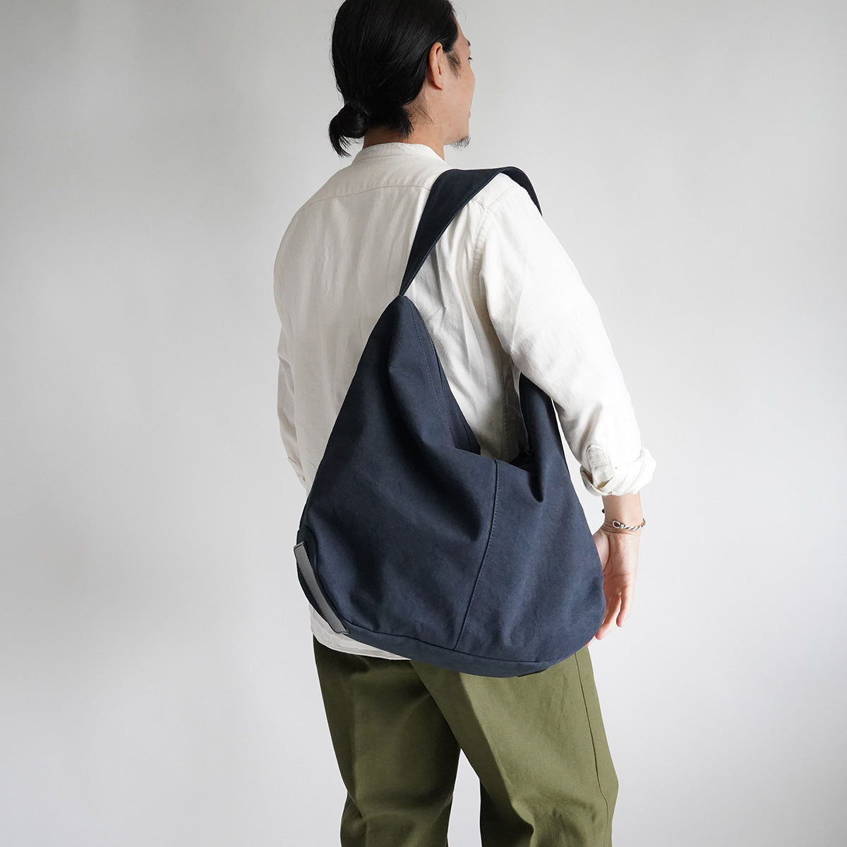 KUROSABI - Black Rust Dye - One-Shoulder Tote Bag GRN9603