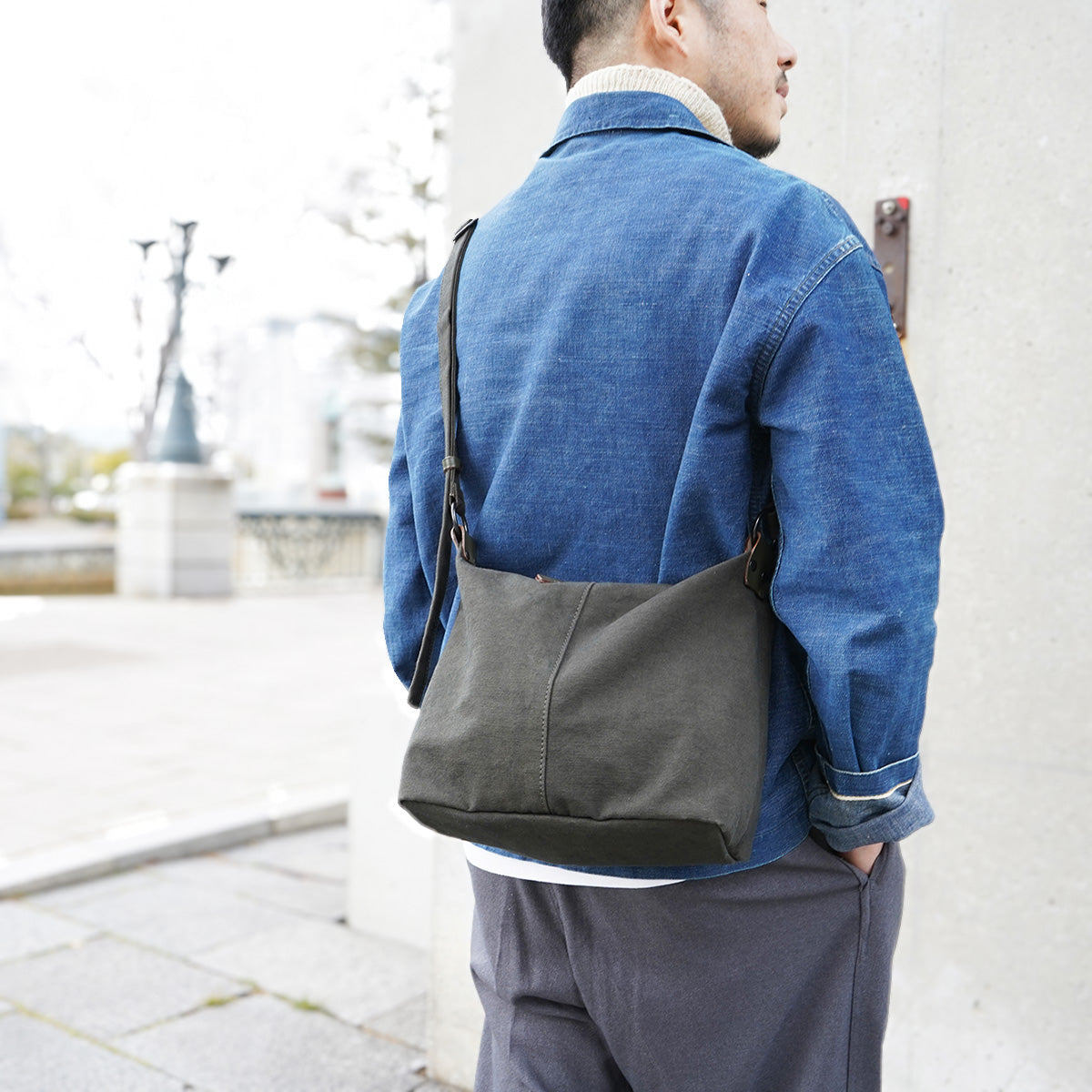 KUROSABI-黒さび染め- ミニショルダーバッグ GRN9604