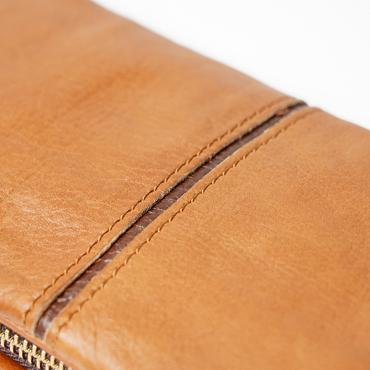 Full Chrome Wash Round Zipper Long Wallet HRD400