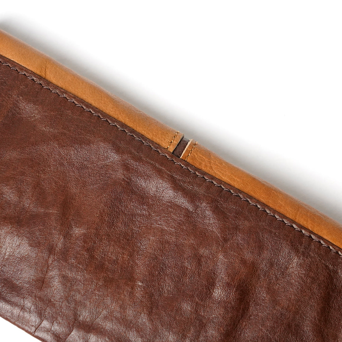 Full Chrome Wash Round Zipper Long Wallet HRD400