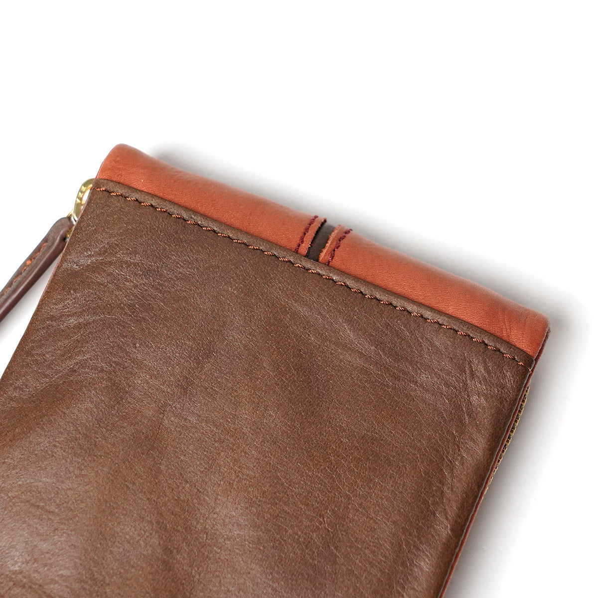 Full Chrome Wash Round Zipper Bifold Wallet HRD402