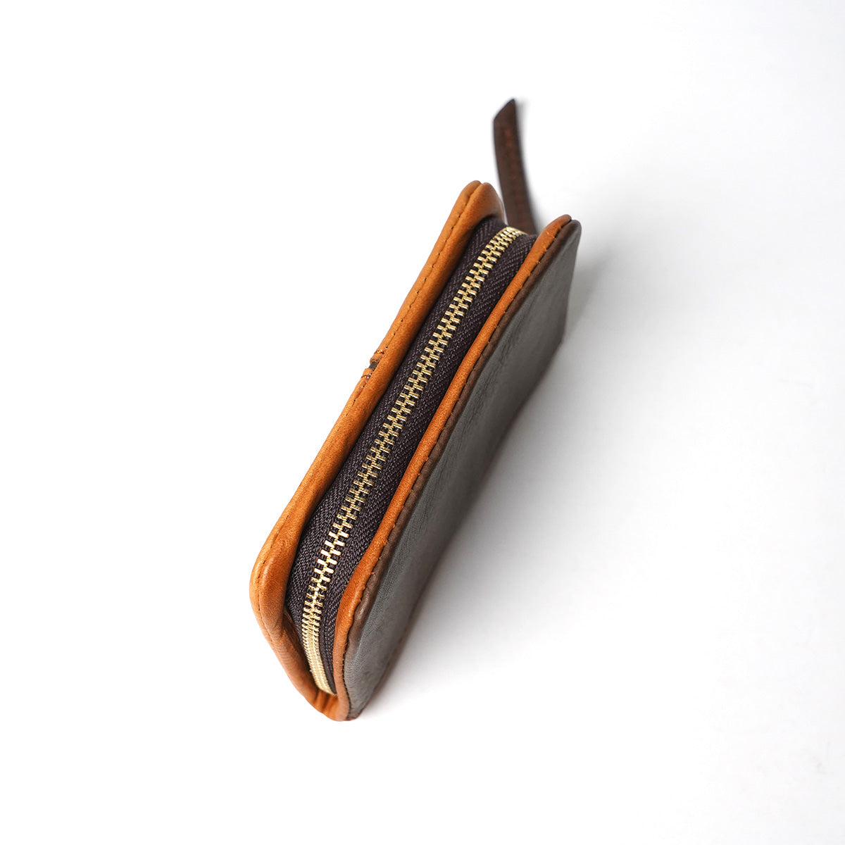 Full Chrome Wash Round Zipper Coin Purse HRD404