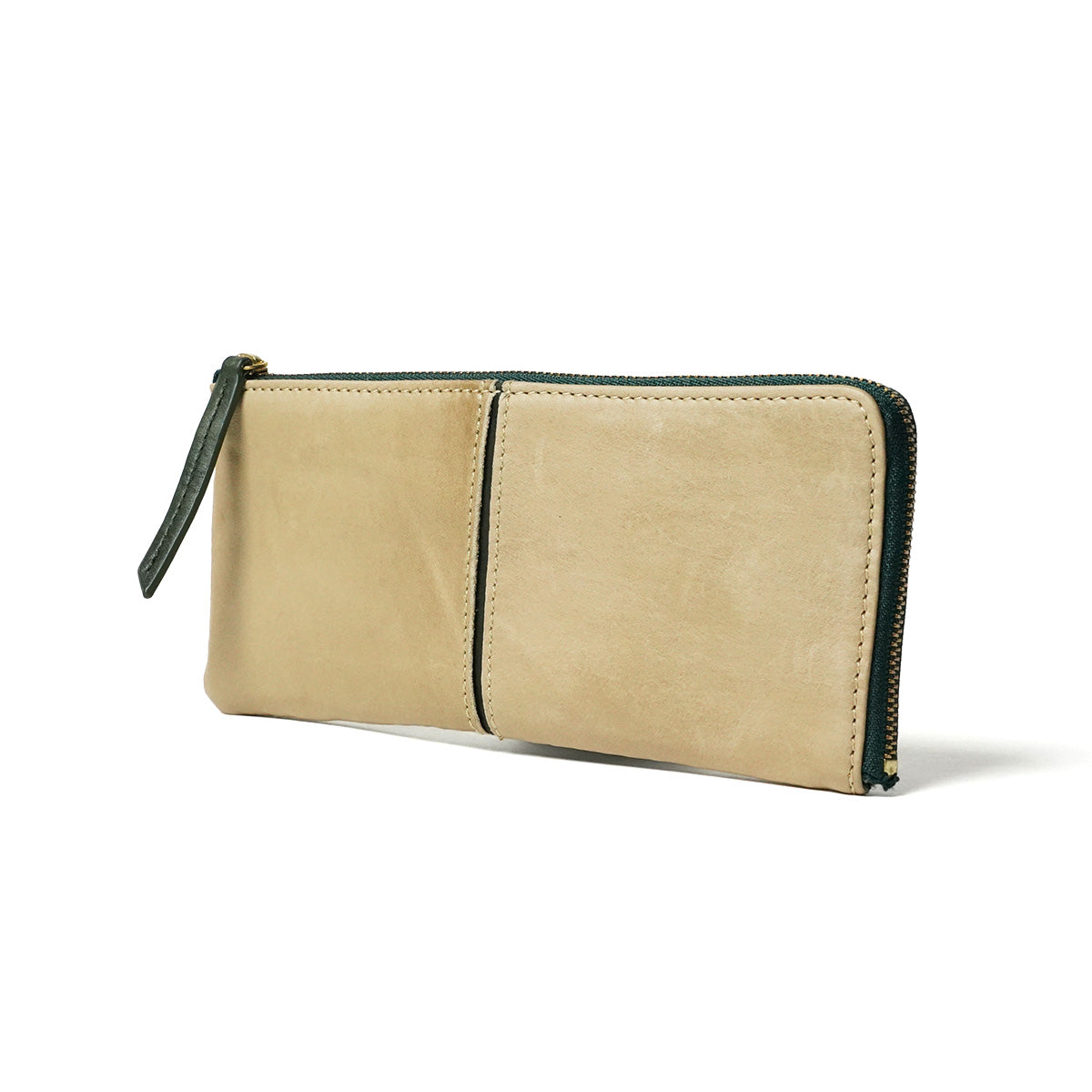 Full Chrome Wash L-Zip Long Wallet HRD410