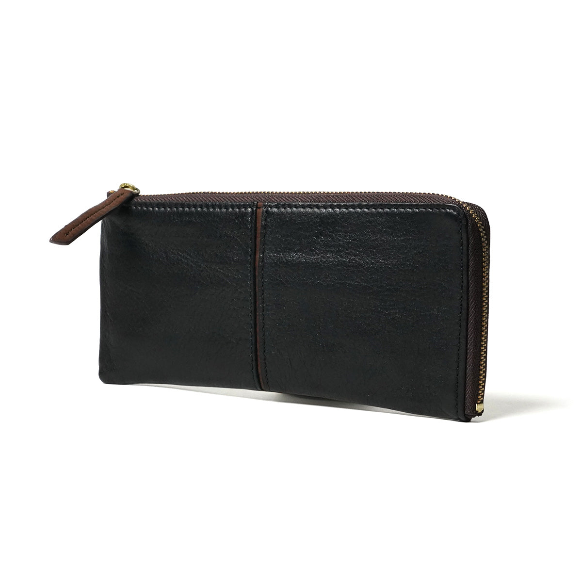 Full Chrome Wash L-Zip Long Wallet HRD410