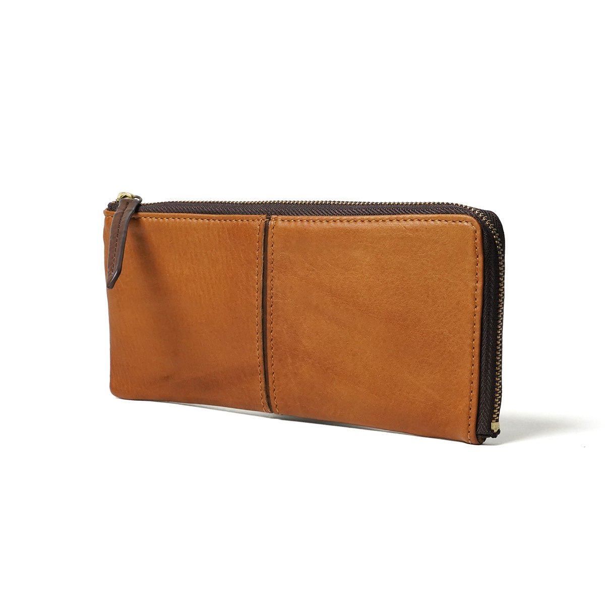 Full Chrome Wash L-Zip Long Wallet HRD410