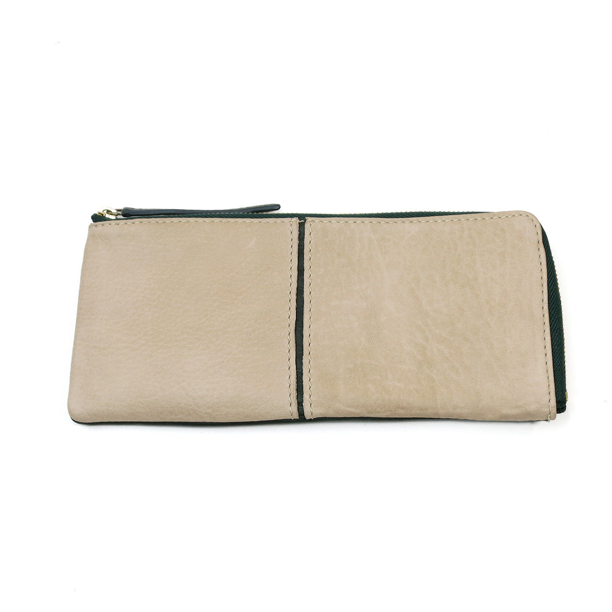 Full Chrome Wash L-Zip Long Wallet HRD410