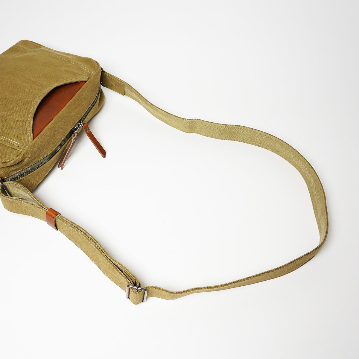 21oz アーミーダック スクエアショルダーバッグ KOG303