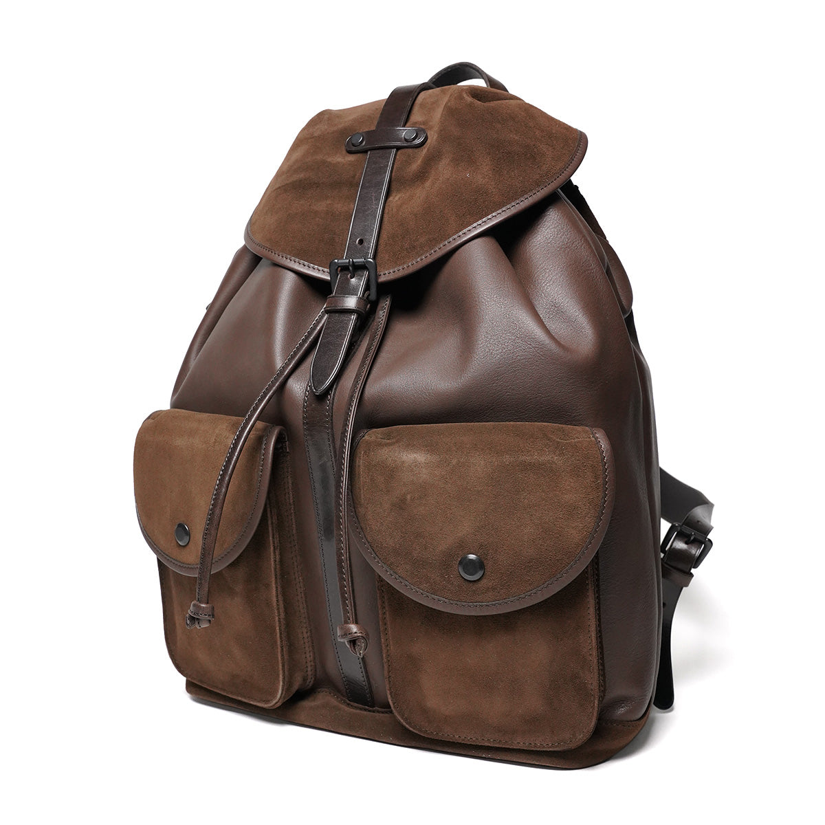 【CAMPER】Montes リュック ブラックナイロンレザーハンドル 15L コルデ COLDE 【オールシーズン/軽量/マザーズバッグ】ギャザー
