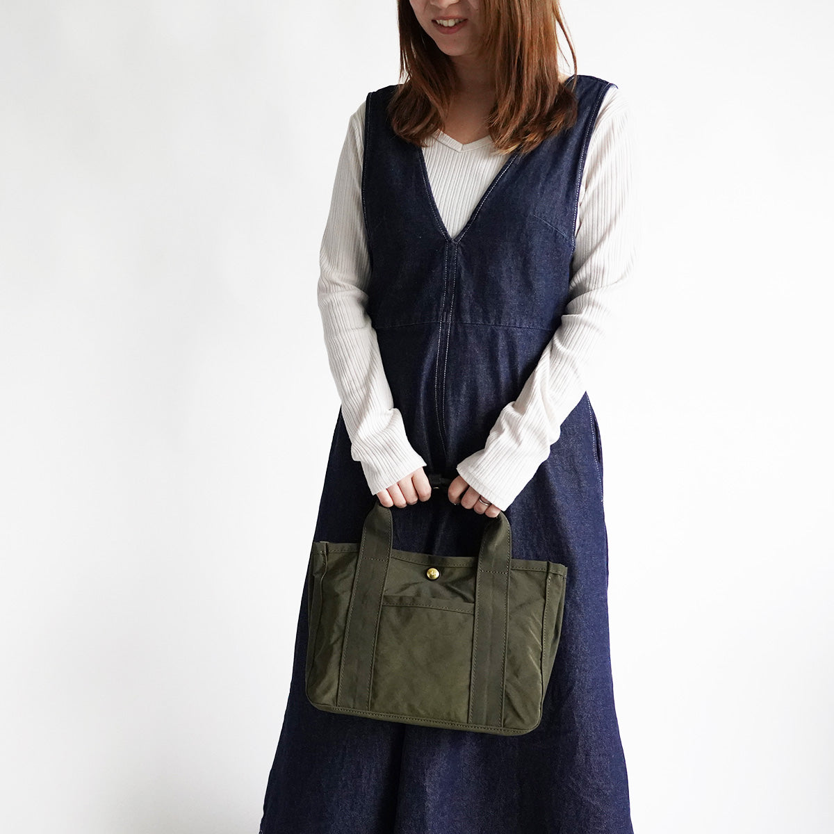 MIGAL Divided Mini Tote Bag LGRN2902