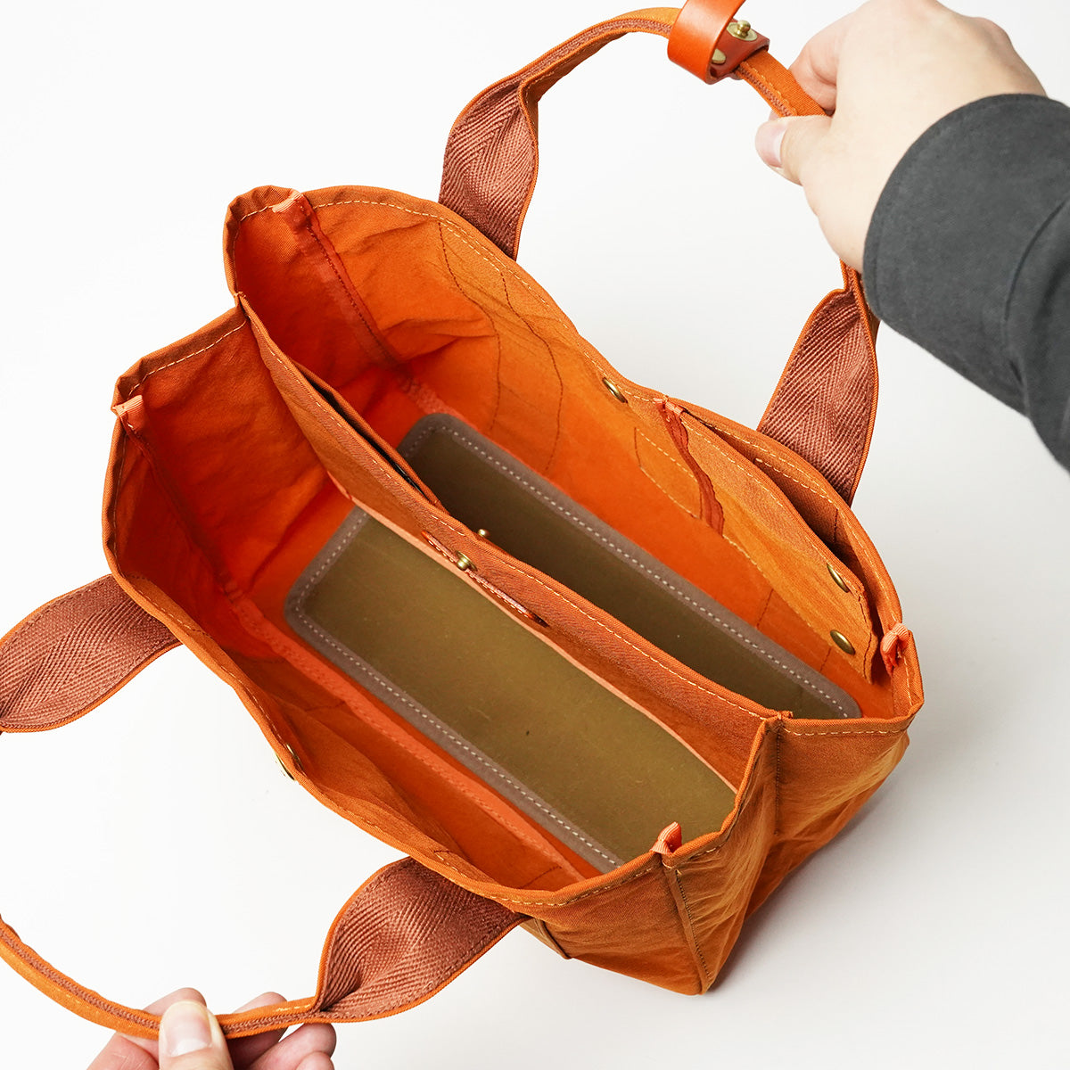 MIGAL Divided Mini Tote Bag LGRN2902