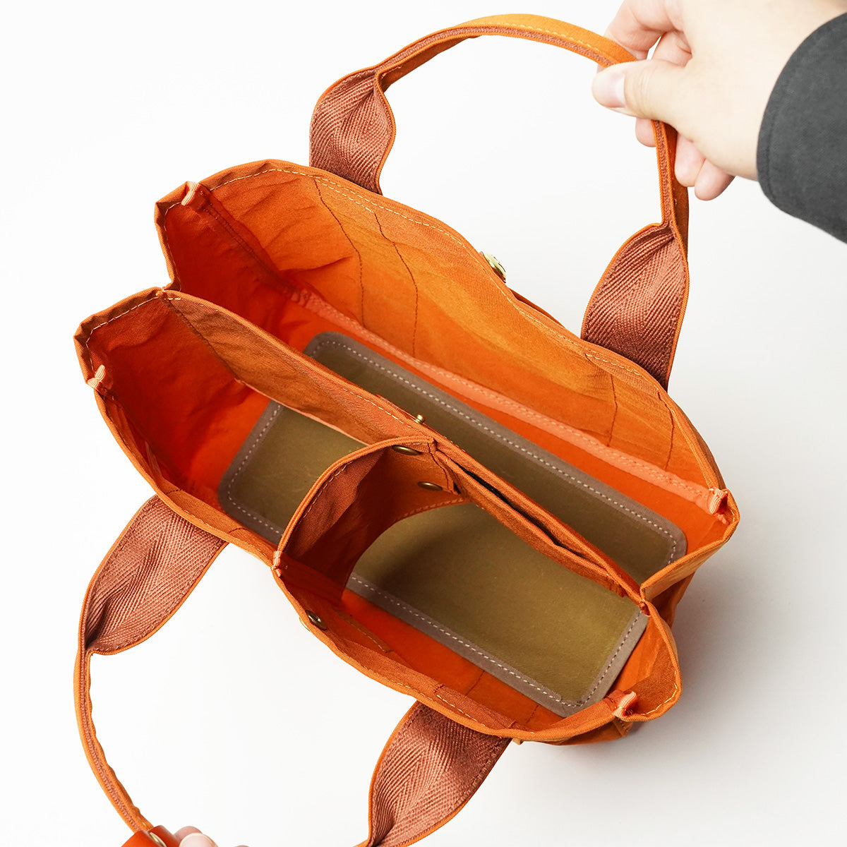 MIGAL Divided Mini Tote Bag LGRN2902