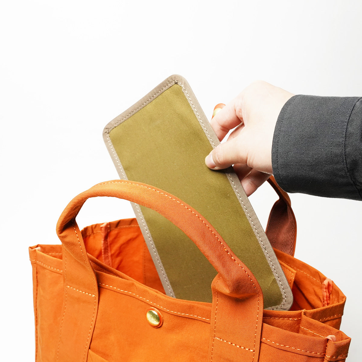 MIGAL Divided Mini Tote Bag LGRN2902