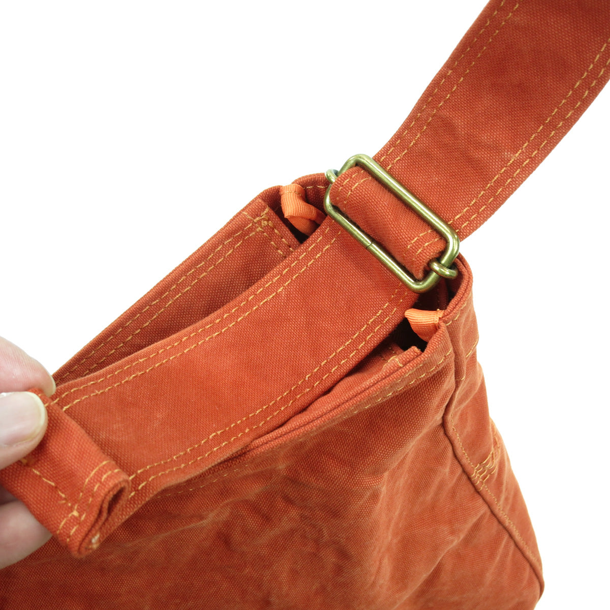 18oz Army Duck Bio 單肩包,中號,LGRN4025