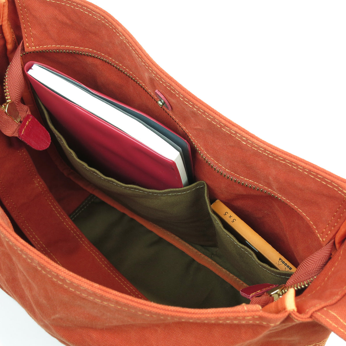 18oz Army Duck Bio 單肩包,中號,LGRN4025