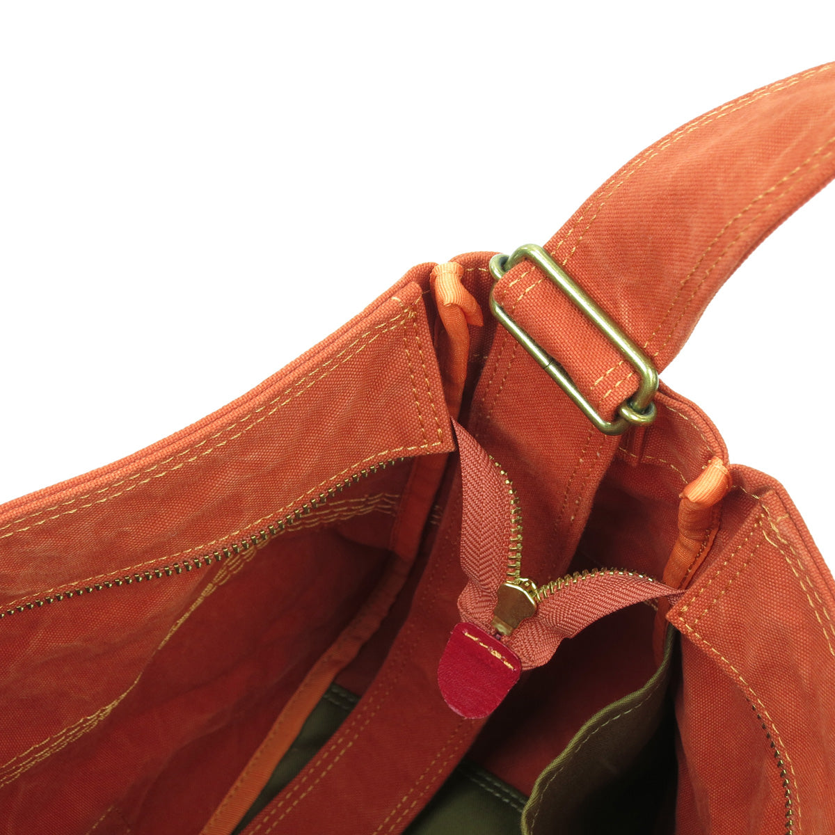 18oz Army Duck Bio 單肩包,中號,LGRN4025