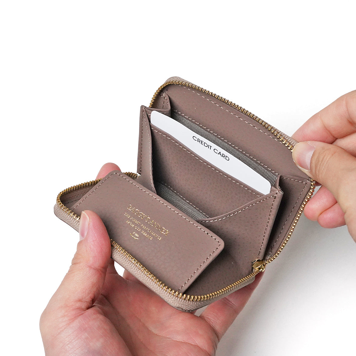 エンボス リサイクルレザー 小銭入れ LZKM143