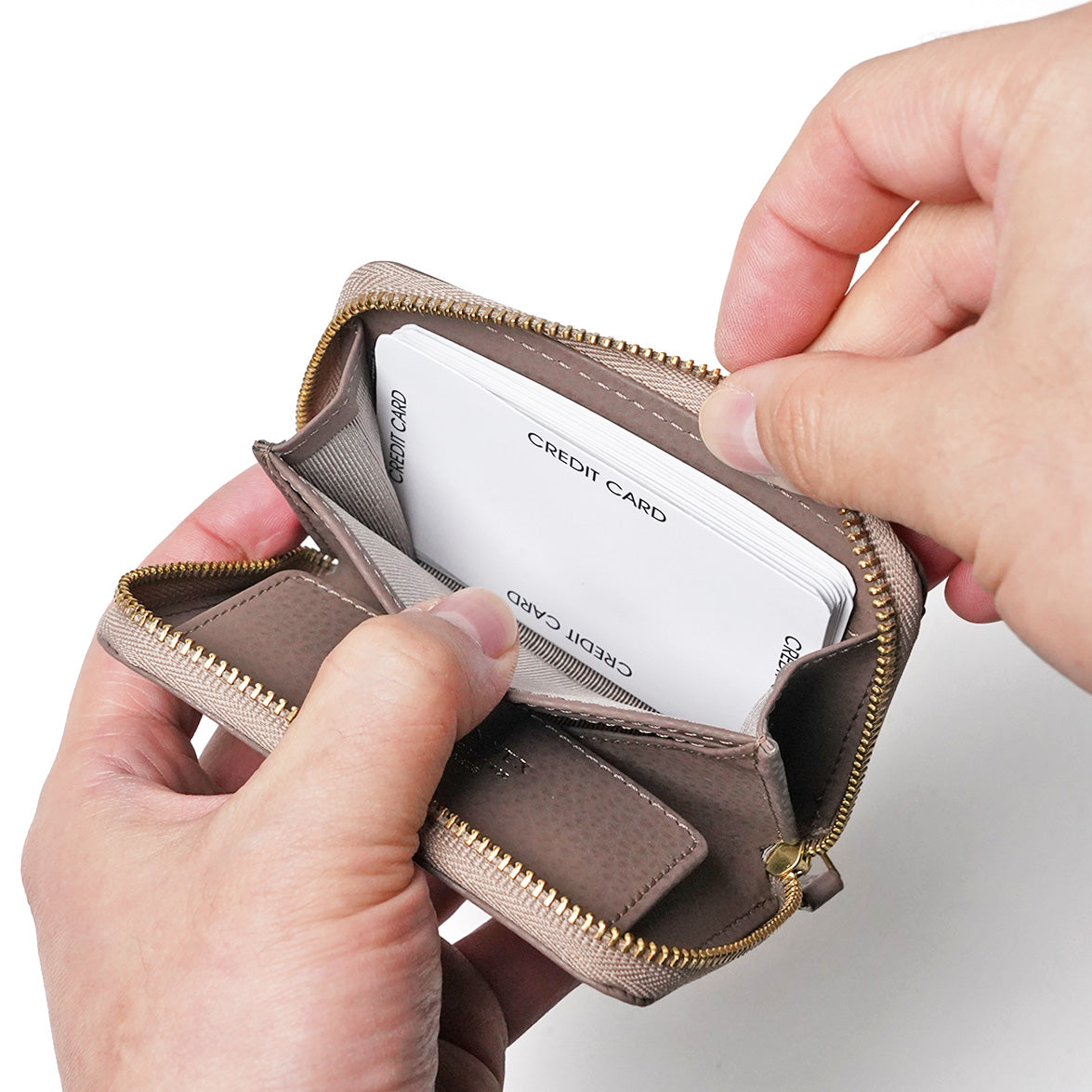 エンボス リサイクルレザー 小銭入れ LZKM143