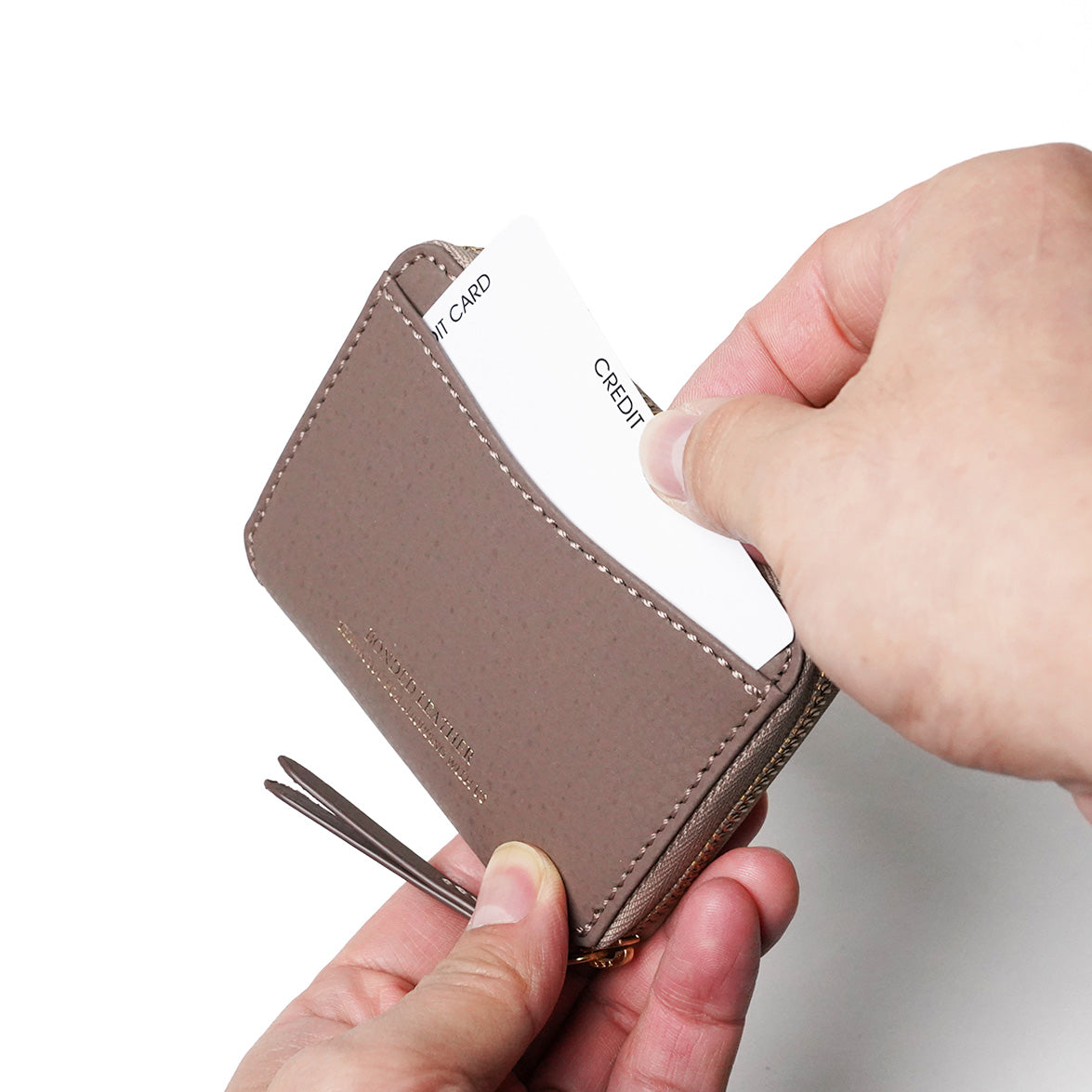 エンボス リサイクルレザー 小銭入れ LZKM143