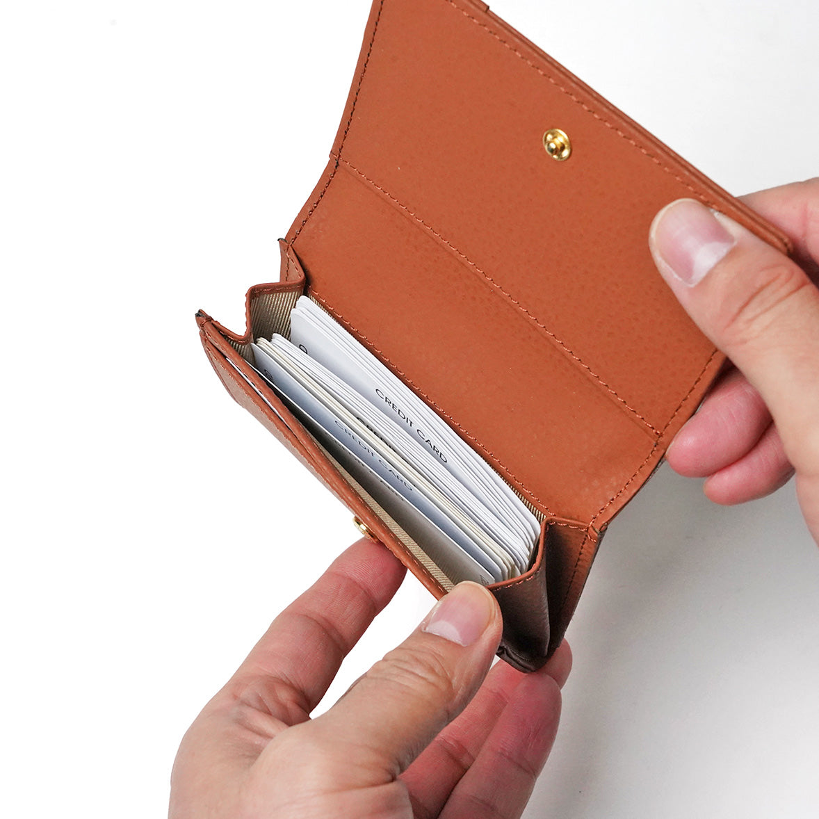 エンボス リサイクルレザー 名刺入れ LZKM144