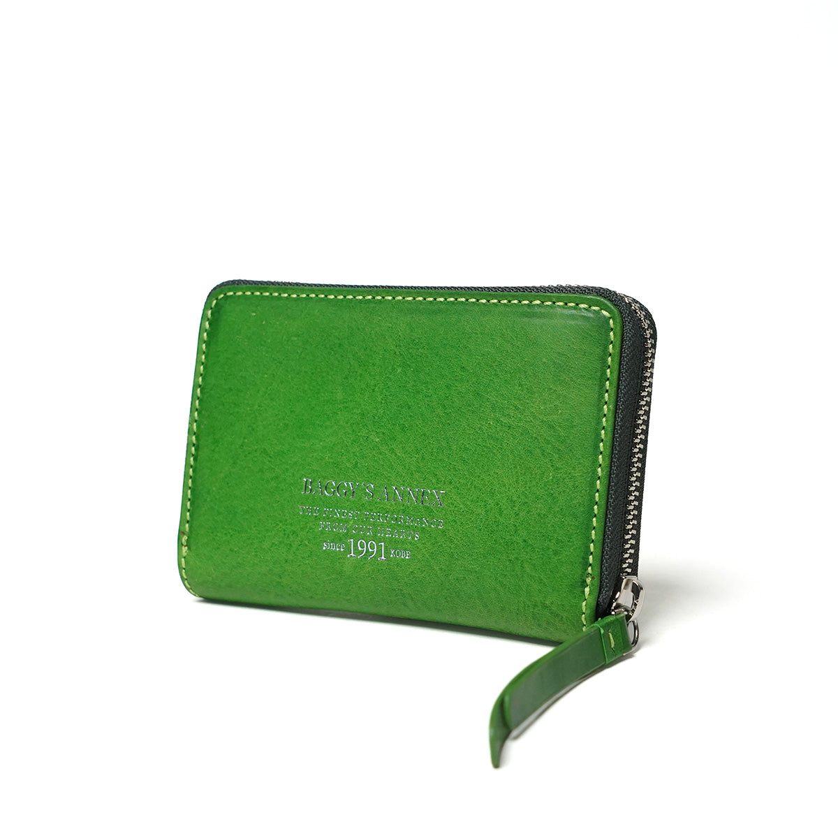 ナチュラルボックス ラウンドファスナー ハーフ財布 LZKM3601