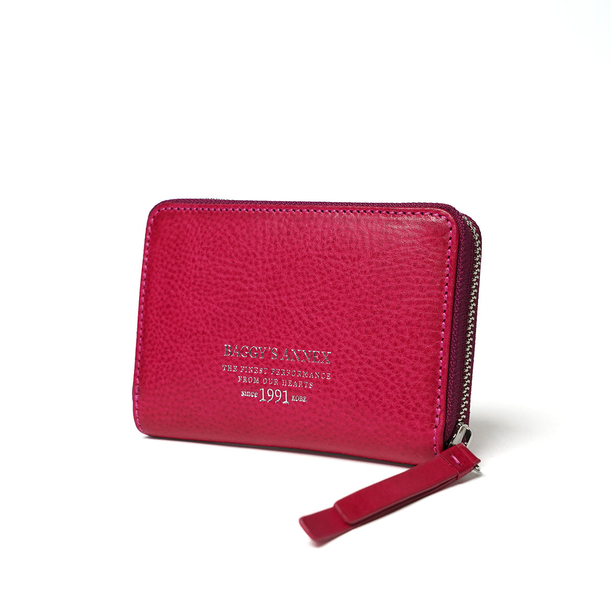 ナチュラルボックス ラウンドファスナー ハーフ財布 LZKM3601