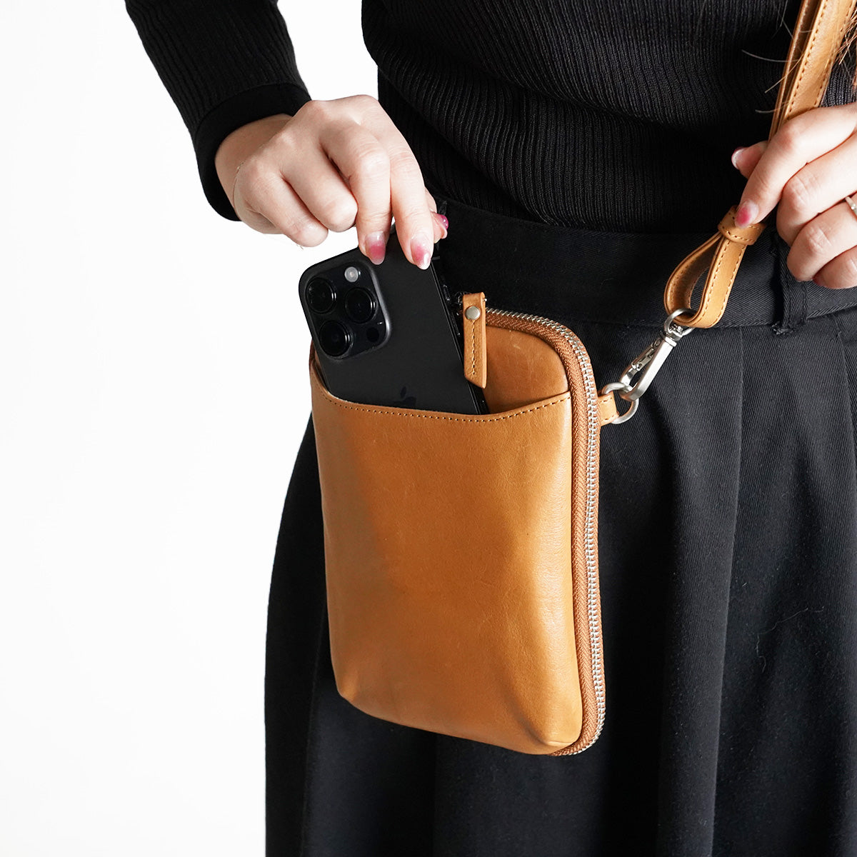 BAFU Leather Smartphone Shoulder Bag LZKM5005